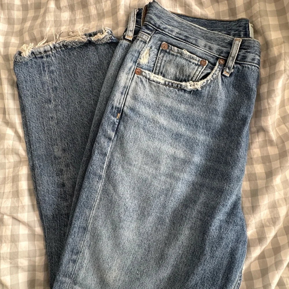 Agolde Riley High Rise Slim Straight - Picture 6 of 7